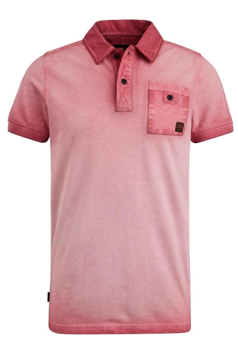 PME legend short sleeve polo cold dye pique